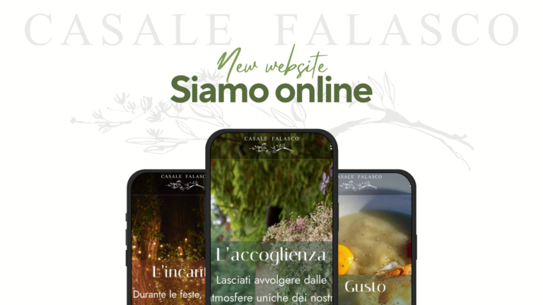 Online il sito web di Casale Falasco